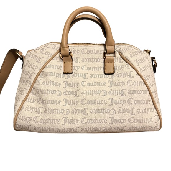 Juicy Couture Eastside Westside white Pecan Satchel crossbody bag - Picture 3 of 8